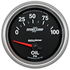 AutoMeter 7627 Sport-Comp II Electrical 2-5/8" Oil Pressure Gauge, 0-100 PSI