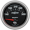 AutoMeter 7648 Sport-Comp II Electrical 2-5/8" Oil Temperature Gauge, 140-300 F