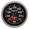 AutoMeter 7656 Sport-Comp II Electrical 2-5/8" Oil Temperature Gauge, 100-340 F