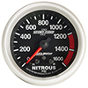 AutoMeter 7674 Sport-Comp II Electrical 2-5/8" Nitrous Pressure Gauge, 0-1600 PSI