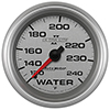 AutoMeter 7732 Ultra-Lite II 2-5/8" Water Temperature Gauge, 120-240 F  Mechanical