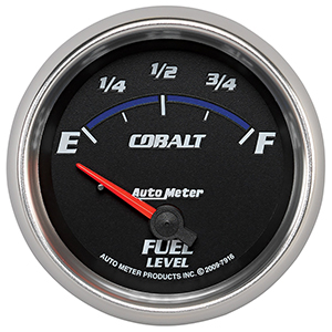 AutoMeter 7916 Cobalt Electric 2-5/8" Air-Core Fuel Level Gauge, 240-33 Ohms