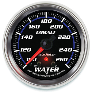 AutoMeter 7955 Cobalt Electric 2-5/8" Digital Stepper Motor Water Temperature Gauge, 100-260 f