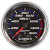 AutoMeter 7974 Cobalt Electric 2-5/8" Digital Stepper Motor Nitrous Pressure Gauge, 0-1600 PSI