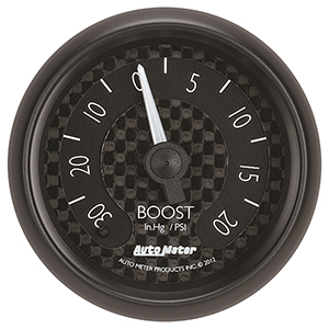 AutoMeter 8001 GT 2-1/16" Boost/Vacuum Gauge, 30in HG / 20 PSI Mechanical