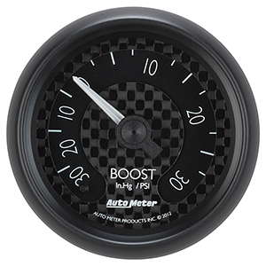 AutoMeter 8003 GT 2-1/16" Boost/Vacuum Gauge, 30in HG / 30 PSI Mechanical
