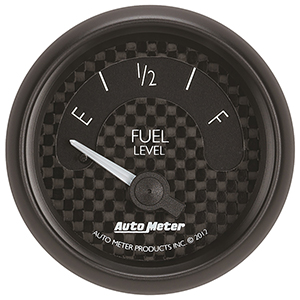 AutoMeter 8016 GT 2-1/16" Air-Core Fuel Level Gauge, 240-33 Ohms Electric