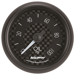 AutoMeter 8053 GT 2-1/16" Digital Stepper Motor Oil Pressure Gauge, 0-100 PSI Electric