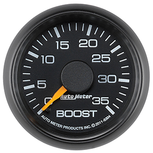 AutoMeter 8304 GM Factory Match 2-1/16" Boost Gauge, 0-35 PSI Mechanical
