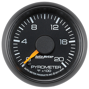 AutoMeter 8345 GM Factory Match 2-1/16" Digital Stepper Motor Pyrometer Gauge, 0-2000 F Electric