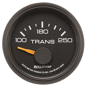 AutoMeter 8349 GM Factory Match 2-1/16" Air-Core Transmission Temperature Gauge, 100-250 F Electric