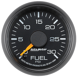 AutoMeter 8360 GM Factory Match 2-1/16" Digital Stepper Motor Fuel Pressure Gauge, 0-30 PSI Electric