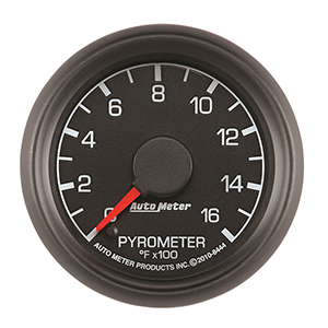 AutoMeter 8444 Ford Factory Match 2-1/16" Digital Stepper Motor Pyrometer Gauge, 0-1600 f Electric