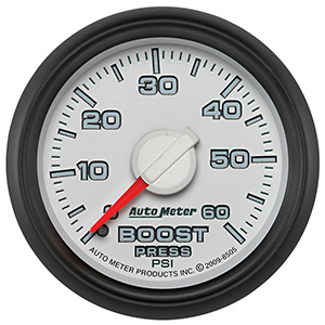 AutoMeter 8505 Gen3 Dodge Factory Match 2-1/16" Boost Gauge, 0-60 PSI Mechanical