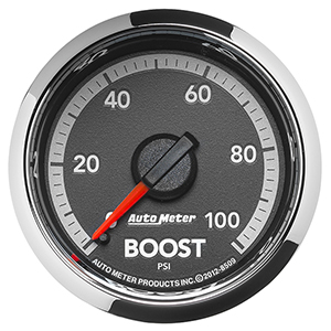 AutoMeter 8509 Gen4 Dodge Factory Match 2-1/16" Boost Gauge, 0-100 PSI Mechanical