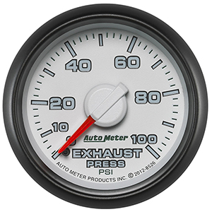 AutoMeter 8526 Gen3 Dodge Factory Match 2-1/16" Exhaust Pressure Gauge, 0-100 PSI Mechanical