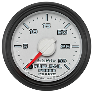 AutoMeter 8586 Gen3 Dodge Factory Match 2-1/16" Digital Stepper Motor Fuel Rail Pressure Gauge, 0-30K PSI Electric