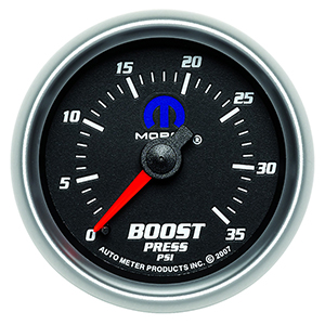 AutoMeter 880011 Mopar 2-1/16" Boost Gauge, 0-35 PSI Mechanical