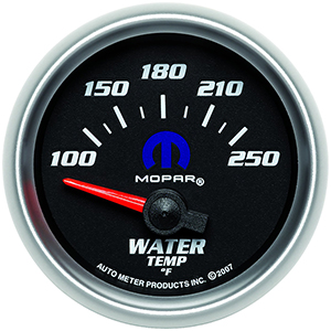 AutoMeter 880016 Mopar 2-1/16" Air-Core Water Temperature Gauge, 100-250 F Electric