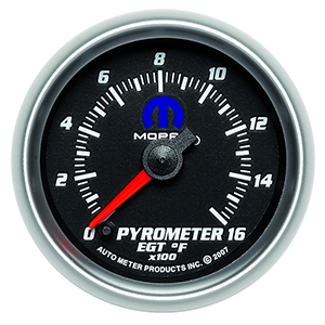 AutoMeter 880017 Mopar 2-1/16" Digital Stepper Motor Pyrometer Gauge, 0-1600 F Electric