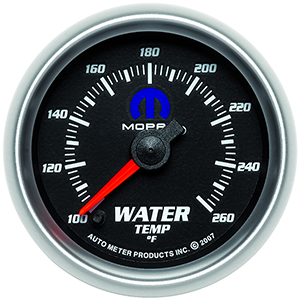 AutoMeter 880018 Mopar 2-1/16" Digital Stepper Motor Water Temperature Gauge, 100-260 F Electric