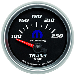 AutoMeter 880019 Mopar 2-1/16" Air-Core Transmission Temperature Gauge, 100-250 F Electric