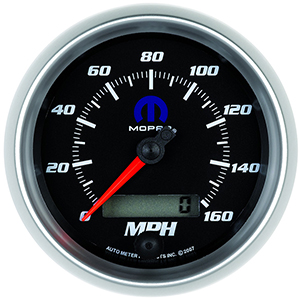 AutoMeter 880022 Mopar 3-3/8" Air-Core Speedometer Gauge, 0-160 MPH Electric