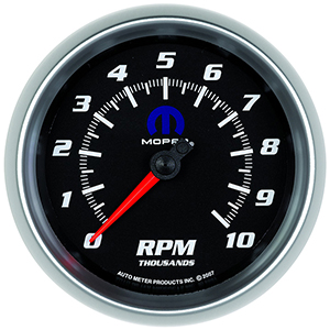 AutoMeter 880024 Mopar 3-3/8" Air-Core In-Dash Tachometer Gauge, 0-10,000  RPM Electric
