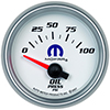 AutoMeter 880029 Mopar 2-1/16" Air-Core Oil Pressure Gauge, 0-100 PSI Electric