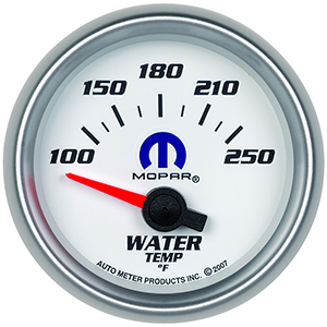AutoMeter 880030 Mopar 2-1/16" Air-Core Water Temperature Gauge, 100-250 F Electric