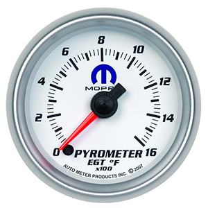 AutoMeter 880031 Mopar 2-1/16" Digital Stepper Motor Pyrometer Gauge, 0-1600 F Electric