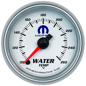 AutoMeter 880032 Mopar 2-1/16" Digital Stepper Motor Water Temperature Gauge, 100-260 F Electric
