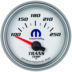 AutoMeter 880033 Mopar 2-1/16" Air-Core Transmission Temperature Gauge, 100-250 F Electric