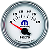 AutoMeter 880035 Mopar 2-1/16" Air-Core Voltmeter Gauge, 8-18V Electric