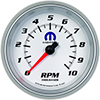 AutoMeter 880038 Mopar 3-3/8" Air-Core In-Dash Tachometer Gauge, 0-10,000  RPM Electric