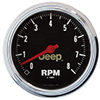 AutoMeter 880246 Jeep 3-3/8" Air-Core In-Dash Tachometer Gauge, 0-8,000  RPM Electric