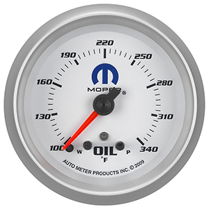 AutoMeter 880251 Mopar 2-5/8" Digital Stepper Motor Oil Temperature Gauge, 100-340 F Electric