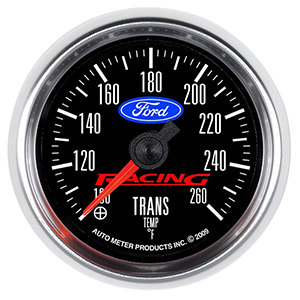 AutoMeter 880314 Ford Racing 2-1/16" Digital Stepper Motor Transmission Temperature Gauge, 100-260 f Electric