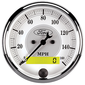 AutoMeter 880355 Ford Masterpiece 3-1/8" Air-Core Speedometer Gauge, 0-120 MPH Electric