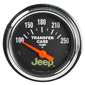 AutoMeter 880430 Jeep 2-1/16" Air-Core Transfer Case Temp Gauge, 100-250 F Electric