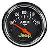 AutoMeter 880431 Jeep 2-1/16" Air-Core Axle Temperature Gauge, 100-250 F Electric