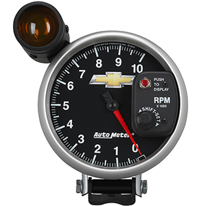 AutoMeter 880445 GM COPO Camaro Electric 5" Pedestal Tachometer Gauge with Shift Lite, 0-10,000  RPM