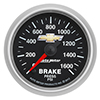 AutoMeter 880450 GM COPO Camaro Electric 2-1/16" Digital Stepper Motor Brake Pressure Gauge, 1600 PSI