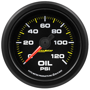 AutoMeter 9253 Extreme Environment 2-1/16" Dirt Series Digital Stepper Motor Oil Pressure Gauge, 0-120 PSI