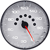 AutoMeter P230128 Spek-Pro 5" Speedometer Gauge, 0-180 MPH, White/Black Electrical