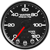 AutoMeter P34532 Spek-Pro 2-1/16" Water Pressure Gauge, 0-120 PSI, Black/Black Electrical