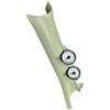 AutoMeter P72002 Spek-Pro A-Pillar Dual Gauge Kit, 0-60 PSI / 0-2000 F, 2003-09 Dodge Ram Electrical