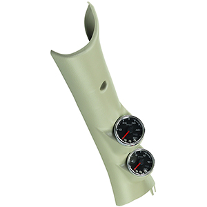 AutoMeter P72003 Spek-Pro A-Pillar Dual Gauge Kit, 0-60 PSI / 0-2000 F, 2010-14 Dodge Ram Electrical