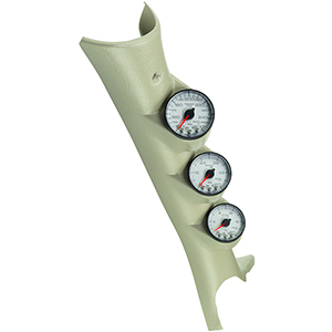 AutoMeter P73002 Spek-Pro A-Pillar Triple Gauge Kit, 0-60 PSI / 0-2000 F / 100-300 F, 2003-09 Dodge Ram Electrical