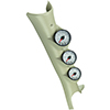 AutoMeter P73002 Spek-Pro A-Pillar Triple Gauge Kit, 0-60 PSI / 0-2000 F / 100-300 F, 2003-09 Dodge Ram Electrical